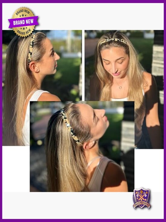 Women\'s French Headband, Handmade, Strong Hold, No Slip, Flexible, Durable main image 5
